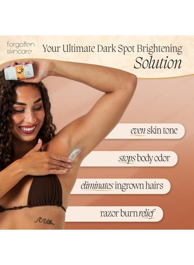 Forgotten Skincare Forgotten Skincare The Original Underarm Brightening Deodorant Cream For Dark Underarms Treatment, Body Odor Eliminator For Women & Men, Ingrown Hair Treatment, Vitamin C & Salicylic Acid - Image 2