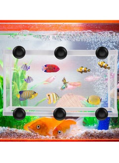 Y&D SYOSI Fish Tank Breeder Net, Hatchery Box Aquarium Separation Net Nylon Incubator Mesh with Suction Cup (2 Pcs)  - Image 4