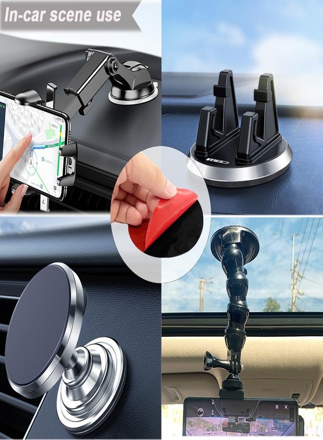 CKANDAY 10 PCS Sticky Adhesive Pads Replacement Mounting Tape, 90mm (3.54") Circle Double-Sided Sticker Pads Mount Adhesives for Suction Cup Mount Dashboard Mounting Disk Windshield Camera GPS Car Phone Mount - Image 3