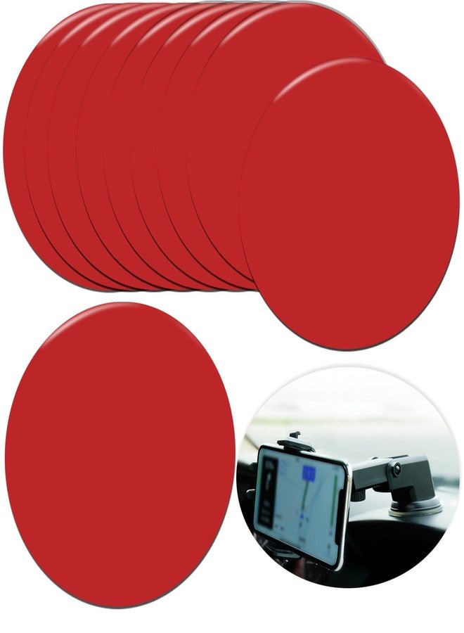 CKANDAY 10 PCS Sticky Adhesive Pads Replacement Mounting Tape, 90mm (3.54") Circle Double-Sided Sticker Pads Mount Adhesives for Suction Cup Mount Dashboard Mounting Disk Windshield Camera GPS Car Phone Mount - Image 1