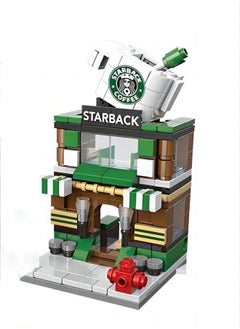 Y&D 208-Piece Mini Street Starback Coffe Store Building Block Toy  - Image 1