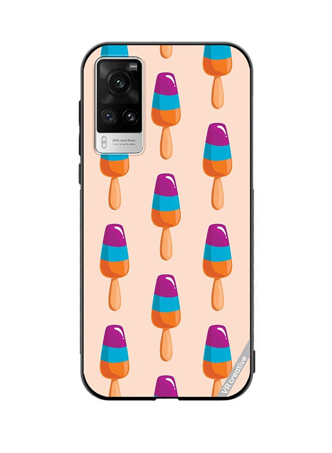 VR CREATIVE Protective Case Cover For Vivo X60 Pro Colorful Sunday Design Multicolour - Image 1