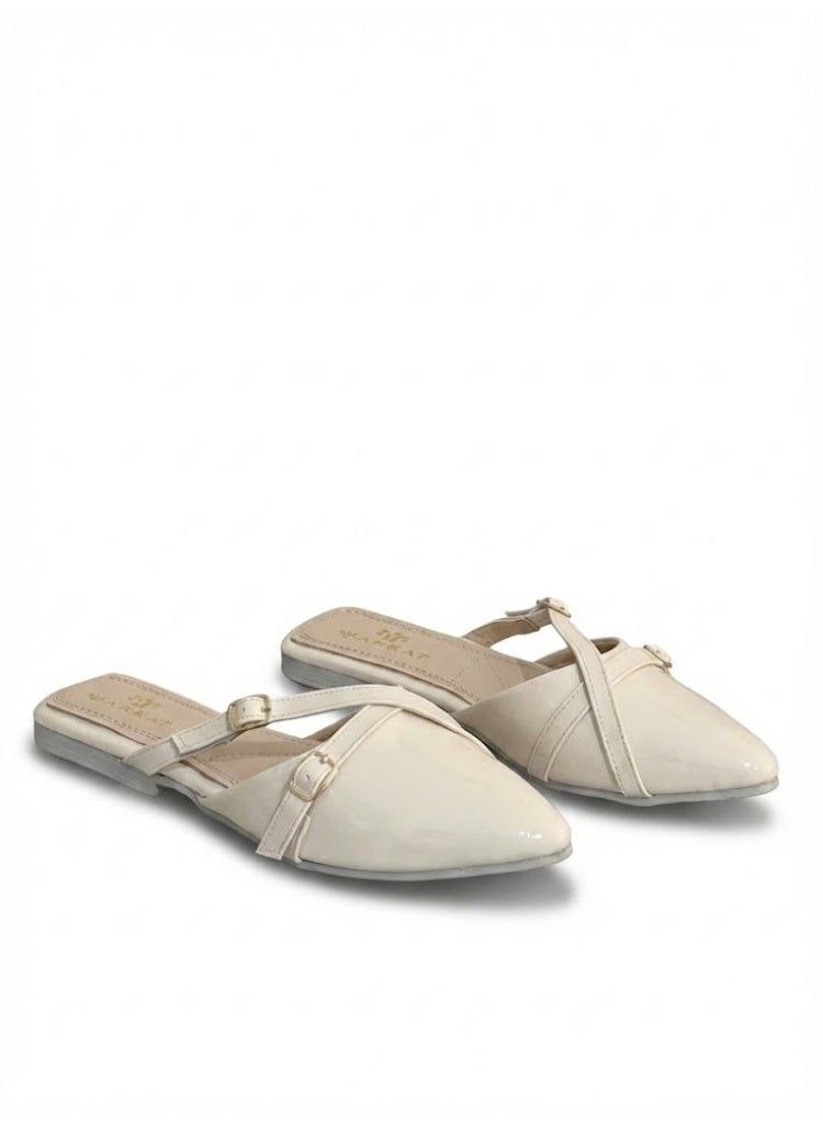 لايف ستيلاش  سابوه  جلد لامع أنيق SB-701 - بيج - Image 2