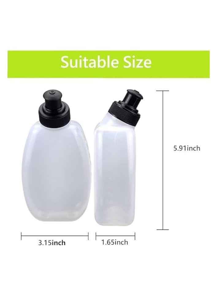 Green Tiger BPA Free Water Bottles Flask Leakproof for Running Hydration Belt Fanny Packs for Triathlon Marathon Hiking Cycling Climbing Runner (280ml/9.5oz - 2 Pack) - Image 4