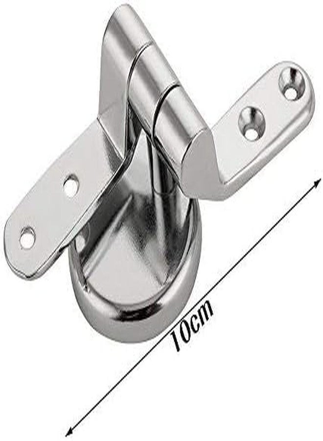 Cokritsm Toilet Seat Hinge Replacement with Bolts Screw and Nuts, Zinc Alloy Replacement Parts-Adjustable Toilet Seat - Image 3