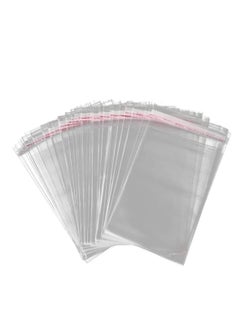 Generic 9" x 13" inches Clear Resealable Poly Mailers Bag | [85 Piece] Self-Sealing Plastic Cellophane Cello Bags for Packaging, Clothing, Pants, A4 Documents, Photos 