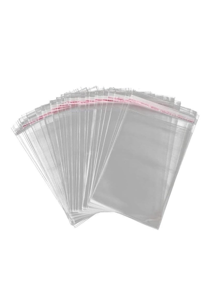 Generic 9" x 13" inches Clear Resealable Poly Mailers Bag | [85 Piece] Self-Sealing Plastic Cellophane Cello Bags for Packaging, Clothing, Pants, A4 Documents, Photos 