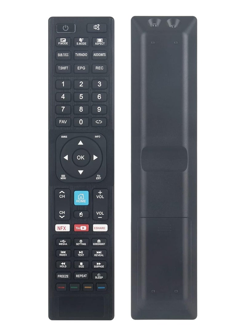 TIGER RM-C3401 Replacement Remote Control for JVC 4K UHD Smart LED TV – Compatible with LT-55N775A, LT-55N685A, LT-65N785A, LT55N775A, LT55N685A, LT65N785A – Universal Remote for JVC 4K TV – Easy Setup, Full Functionality, TV Remote Replacement - Image 5