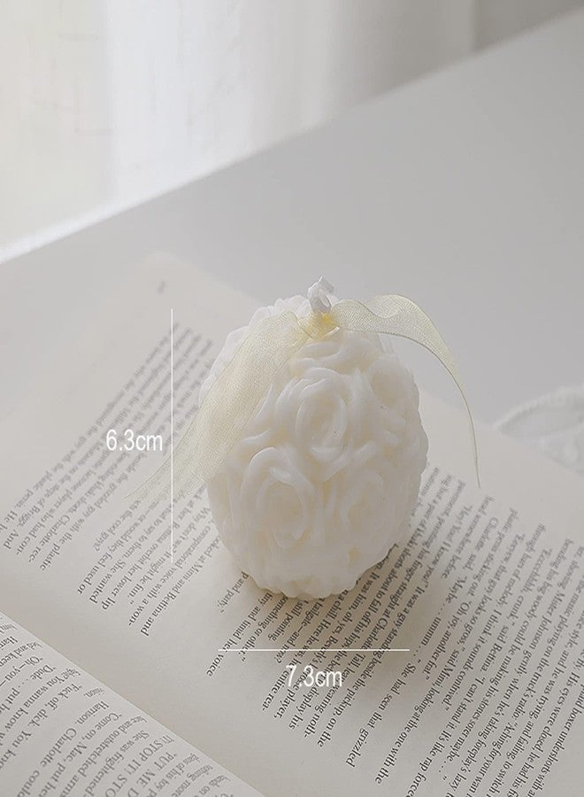 T-shin Aroma Candle,140G Hydrangea Onion Flower Shaped Soy Wax Scented Candle for Table Photo Prop Birthday Gift,Prefect for Meditation Stress Relief Mood Boosting Bath Yoga - Image 5