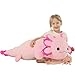 BENINY 39Inch Giant Hot Pink Axolotl Plush Pillow Extra Soft Huggable Stuffed Animal Big Cuddly Toy Gift for Girls Kids Holiday Birthday - Image 2