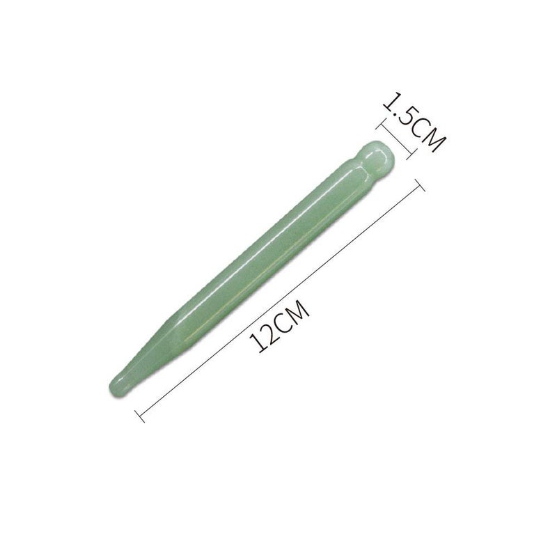 TOP SEWING Jade Acupuncture Pen Deep Tissue Gua Sha Massage Tools Natural Facial Tool Manual Acupuncture Massage Pen for Full Body - Image 2