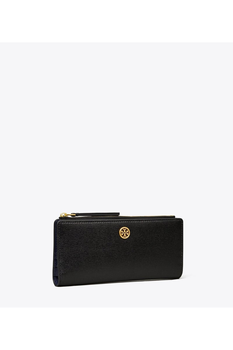 Tory Burch محفظة جلد روبنسون على سلسلة بلون الهيل - Image 1