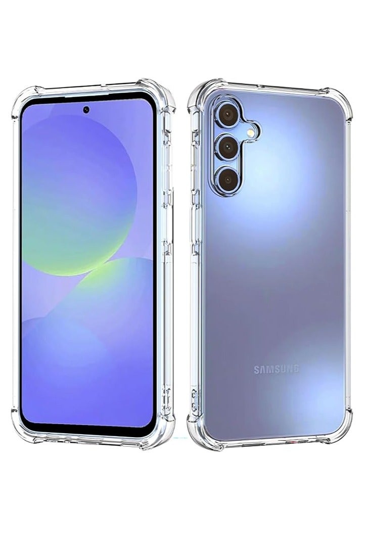 Samsung A36 Clear Case [Military Grade Protection [Shock Resistant]] Reinforced Corners, Slim and Flexible TPU Design