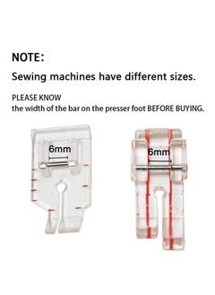 Clear View Presser Foot, 1/4 Inch Quilting Presser Foot, Fit For Singer Brother Babylock Janome Simplicity Low Shank Sewing Machine（2 Pcs） - pzsku/ZF7D4AA8E9DC09D91CB54Z/45/_/1734347447/b03d809b-ffd4-4abc-8652-1c1914653475