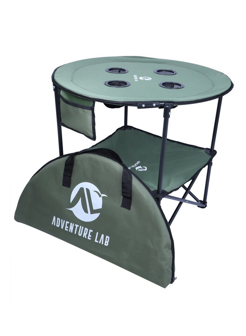 Adventure Lab Portable Folding Camping Table, Lightweight Aluminum Outdoor Picnic Table with Carry Bag, Compact Collapsible Table for Camping, Beach, Hiking & BBQ - Image 2