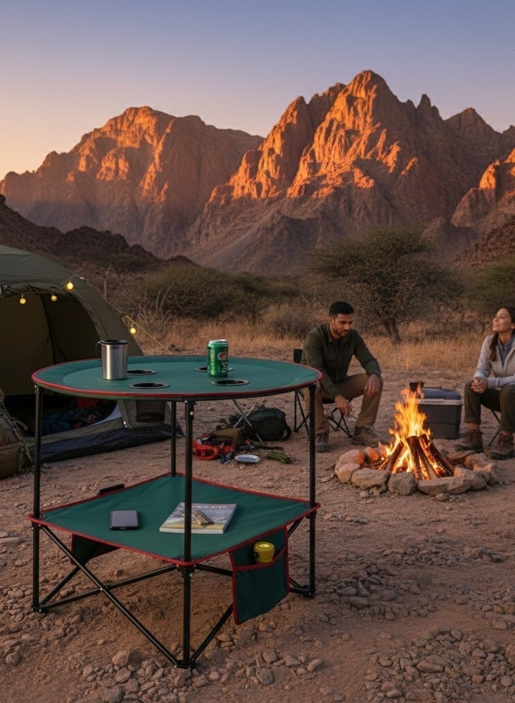 Adventure Lab Portable Folding Camping Table, Lightweight Aluminum Outdoor Picnic Table with Carry Bag, Compact Collapsible Table for Camping, Beach, Hiking & BBQ - Image 5