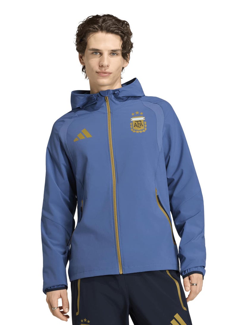 Adidas جاكيت رياضي كامل بسحاب من أرجنتين تيرو للسفر - Image 1