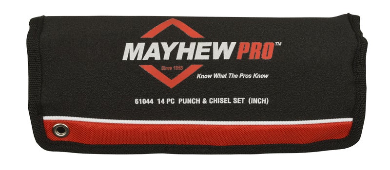 Mayhew Pro 61044 Punch and Chisel Kit, 14-Piece,Black - Image 2