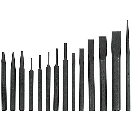 Mayhew Pro 61044 Punch and Chisel Kit, 14-Piece,Black - Image 3
