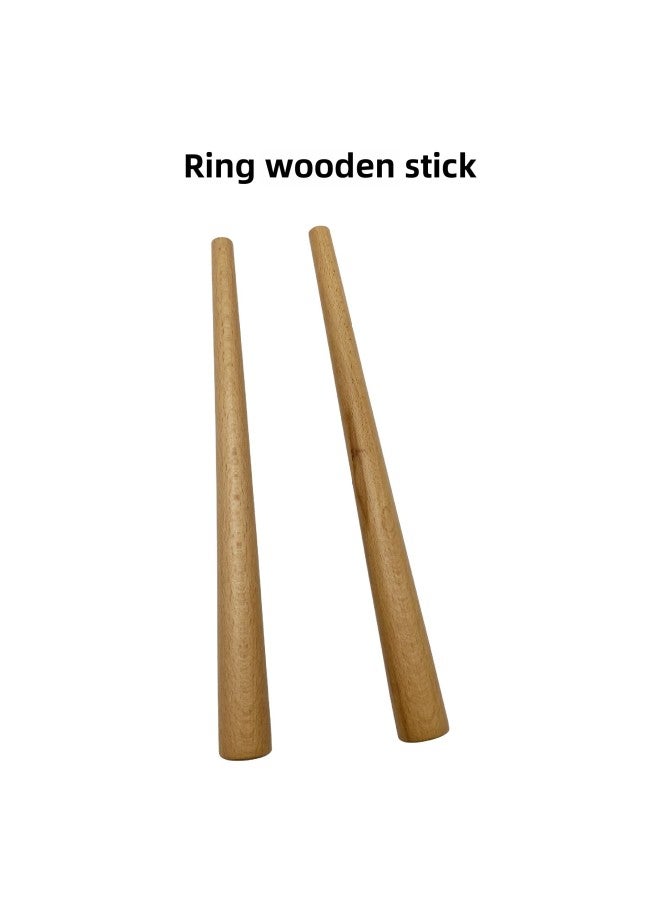 Ring Wooden Stick Plastic Correction Extended Wooden Ring Stick Jewelry Plastic Not Easy To Wear Ring Repair Tool-Model:23cm Short Wooden Ring Stick  - Image 2