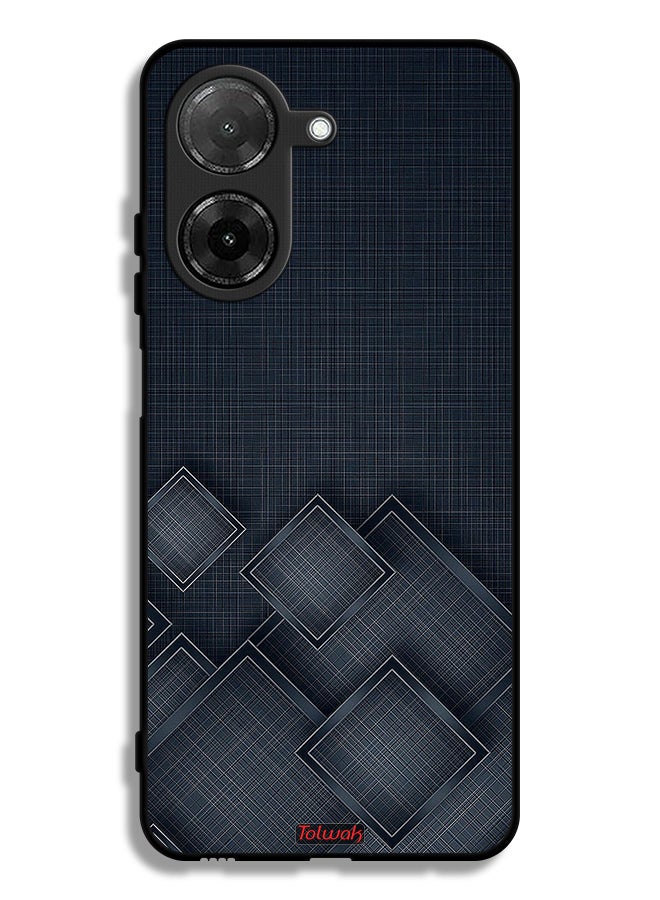 Tolwak Xiaomi Redmi A5 4G Protective Case Cover Squares Pattern On Cloth - Image 1