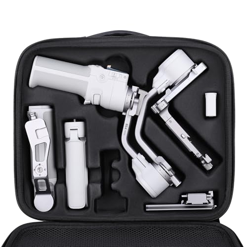 PONYRC حقيبة حمل PONYRC RS 4 Mini، حقيبة سفر جلدية PU مقاومة للماء لحفظ الكاميرا المحمولة لجهاز DJI RS 4 Mini Creator Combo، مثبت خفيف الوزن وإكسسواراته - Image 3