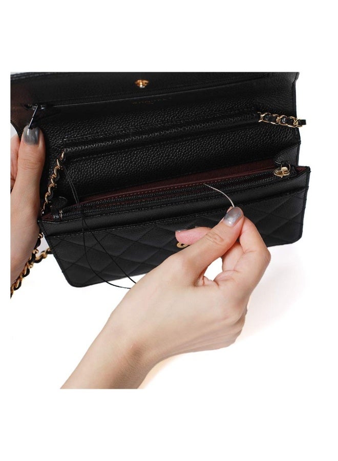 12Pcs Sewing Needles Hand Leather Waxed Thread Cord and Drilling Awl and Thimble for Leather Repair - Image 2