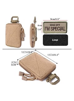 erorex First Aid Pouch - Military Mini Size EDC Utility Pouch Bags Medical Organizer Storage Pouch Waist Pack  - Image 3