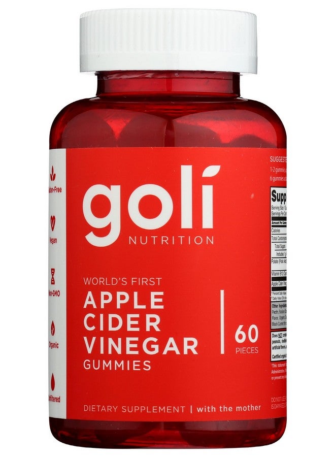 Goli جولي نوتريشن أول حلوى جيلاتينية من خل التفاح في العالم 60 حبة - Image 1