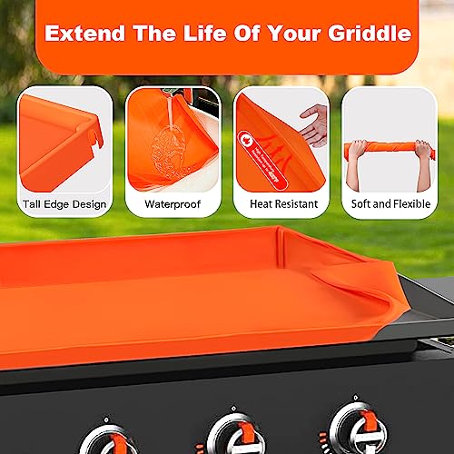 NancyL 22" Silicone Griddle Mat for Blackstone, Upgraded 22 Inch All-Encompassing Reusable Grill Mat Top Cover, Protect Griddle from Rodents, Insects, Debris and Rust - Image 5