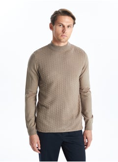 LC WAIKIKI Turtleneck Long Sleeve Men's Tricot Sweater  - Image 1