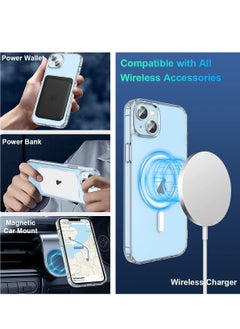 Houmt Magnetic Case for iPhone 14 Plus Case [Non-Yellowing MagSafe] Shockproof Protective Phone Cover Slim Thin Clear for Apple iPhone 14 Plus  - Image 5