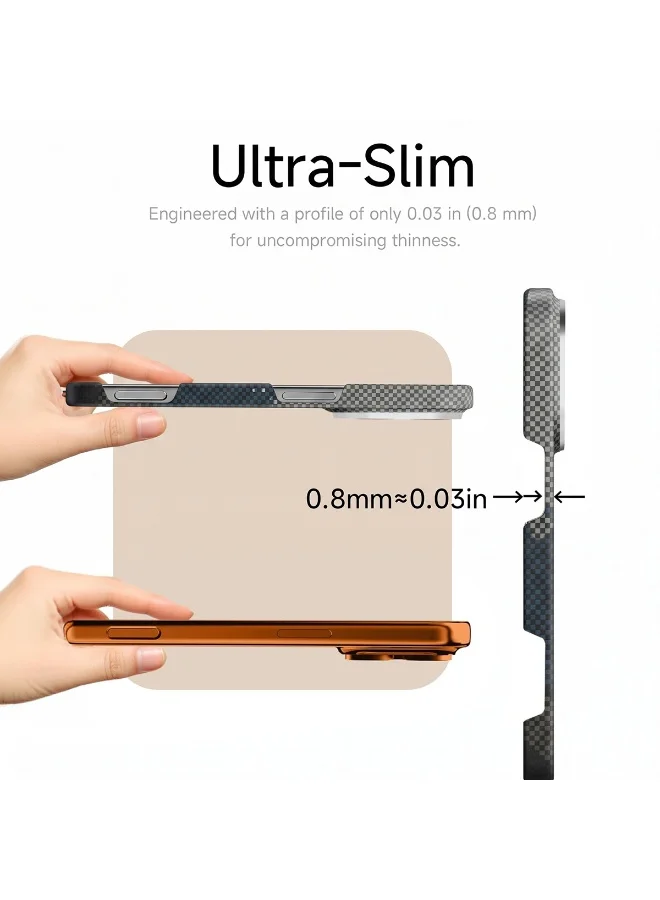 Mobcos Mobcos 17 Pro Fiber Mountain Starry Blue Mobcos iPhone 17 Pro Mountain Starry Blue Aramid Fiber Case, 1500D Fusion Weave, Ultra Slim Lightweight Magnetic Cover, MagSafe Compatible  | Best Price UAE