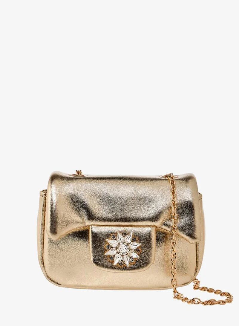 Celeste Embellished Crossbody Bag with Chain Strap Ramadan Collection