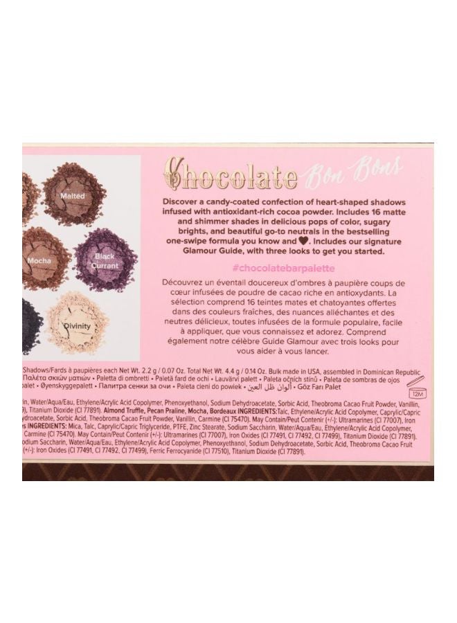 Too Faced Chocolate Bons Eye Shadow Palette Multicolour - Image 5