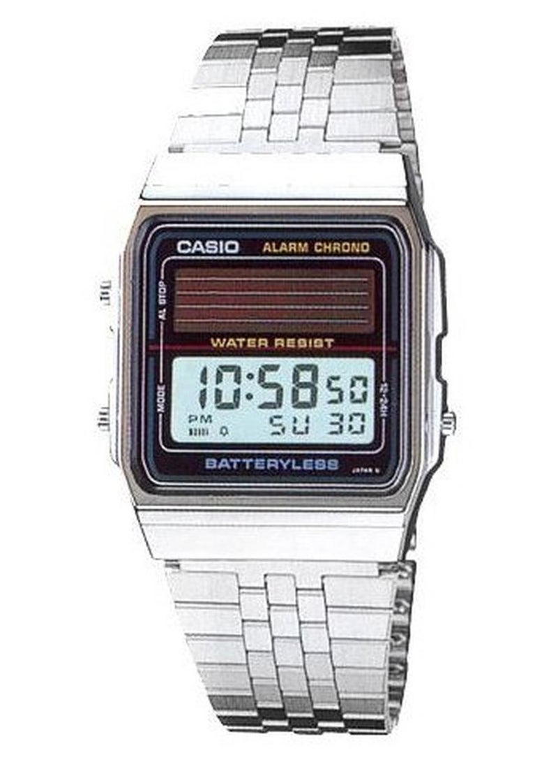 CASIO Men's AL180 Water Resistant Digital Watch - Silver Color - Image 1