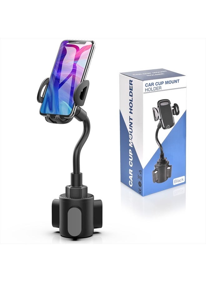 bokilino - Cup Car Phone Holder for Car, Car Cup Holder Phone Mount, Universal Adjustable Gooseneck Cup Holder Cradle Car Mount for Cell Phone iPhone,Samsung,Huawei,LG, Sony, Nokia - Image 1