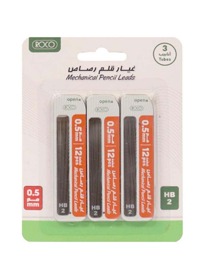 ROCO Lead Refill 0.5 mm pack of 3 - Image 1