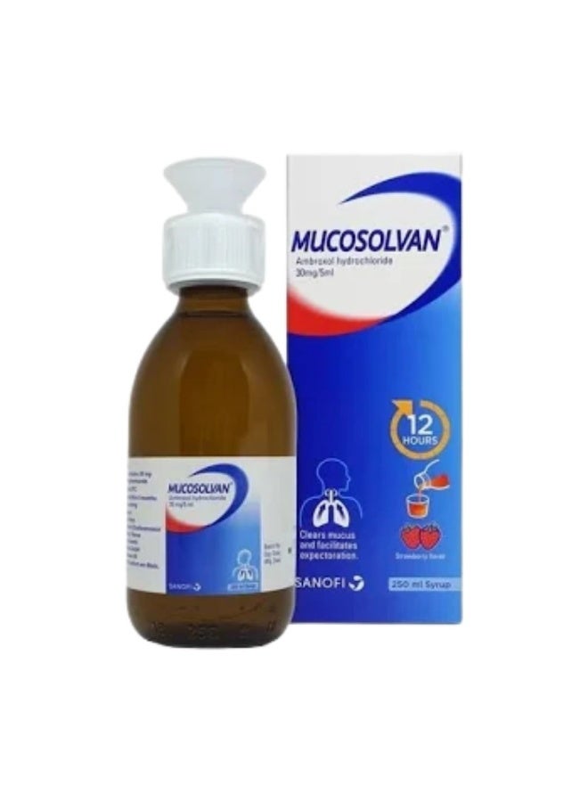 MUCOSOLVAN Cough Expectorant Syrup, 250 ml - Image 2