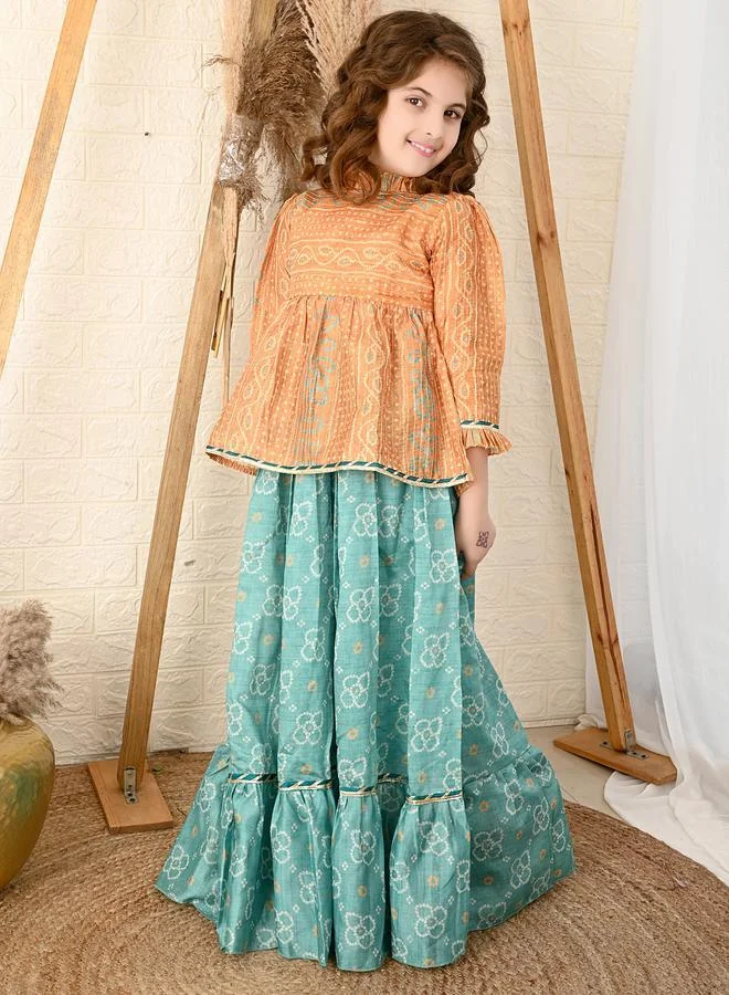 LILPICKS Designer Peplum Choli with Lehenga Set