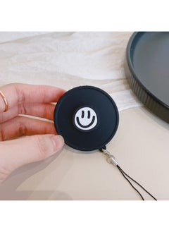 Color Picture Suitable For Fujifilm Instax Mini Evo Special Silicone Lens Cover Camera Protective Cover-Color:Black Cover-smiley Face
