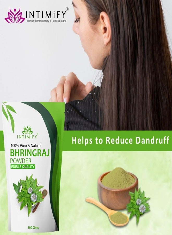 INTIMIFY مسحوق برينجراج من إنتيميفاي لنمو الشعر والبشرة والأكل - 100 غرام (عبوة من قطعتين) - Image 3
