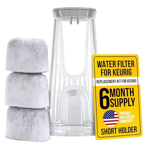 Keurig Starter Kit Replacement for Keurig 20 K200 K250 K35 KDuo and KCompact Coffee Makers by PureHQ  Includes Filter Holder and 3 Pack of Keurig Compatible Water Filters