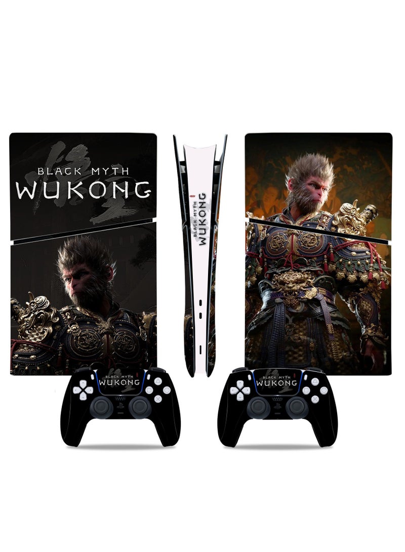 General PS5 slim Game Console Sticker Full Body Sticker Black Myth Goku Sticker Sticker (TN-P5SDigital-1258)  - Image 1