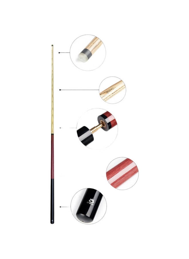 O'MIN Mini Steel Cannon, Push Rod Ball Breaker, Jump Rod Ball Breaker, Pool Cue, Black Eight Billiards Cue, Short Push Jump Integrated Cue - Image 1