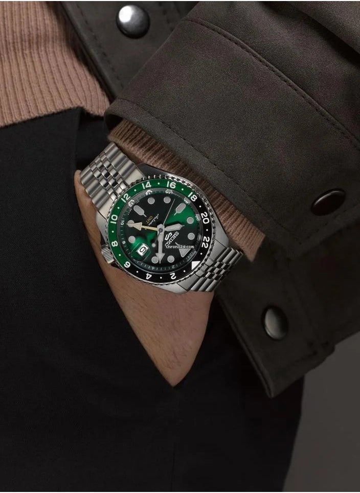 Men's Sports Green Dial GMT Watch SSK035K1