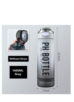 Spaceshoop 1000ml High Quality Plastic Water Bottle Color Changing Design Portable Gym Fitness Durable Sport Drinking Bottle  - Image 2