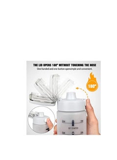 Spaceshoop 1000ml High Quality Plastic Water Bottle Color Changing Design Portable Gym Fitness Durable Sport Drinking Bottle  - Image 3