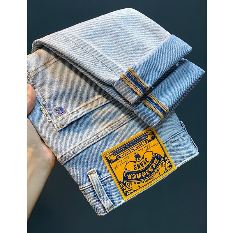Unisex Classic Denim Jeans Loose Fit Daily Outdoor Wear - Image 3