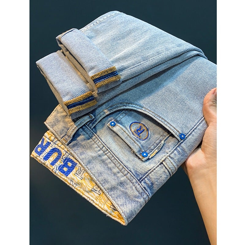 Unisex Classic Denim Jeans Loose Fit Daily Outdoor Wear - Image 4